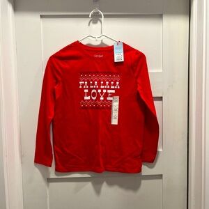 Girls L Christmas shirt